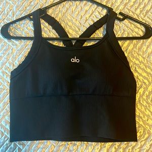 Alo Seamless Ribbed Favorite Bra Tank